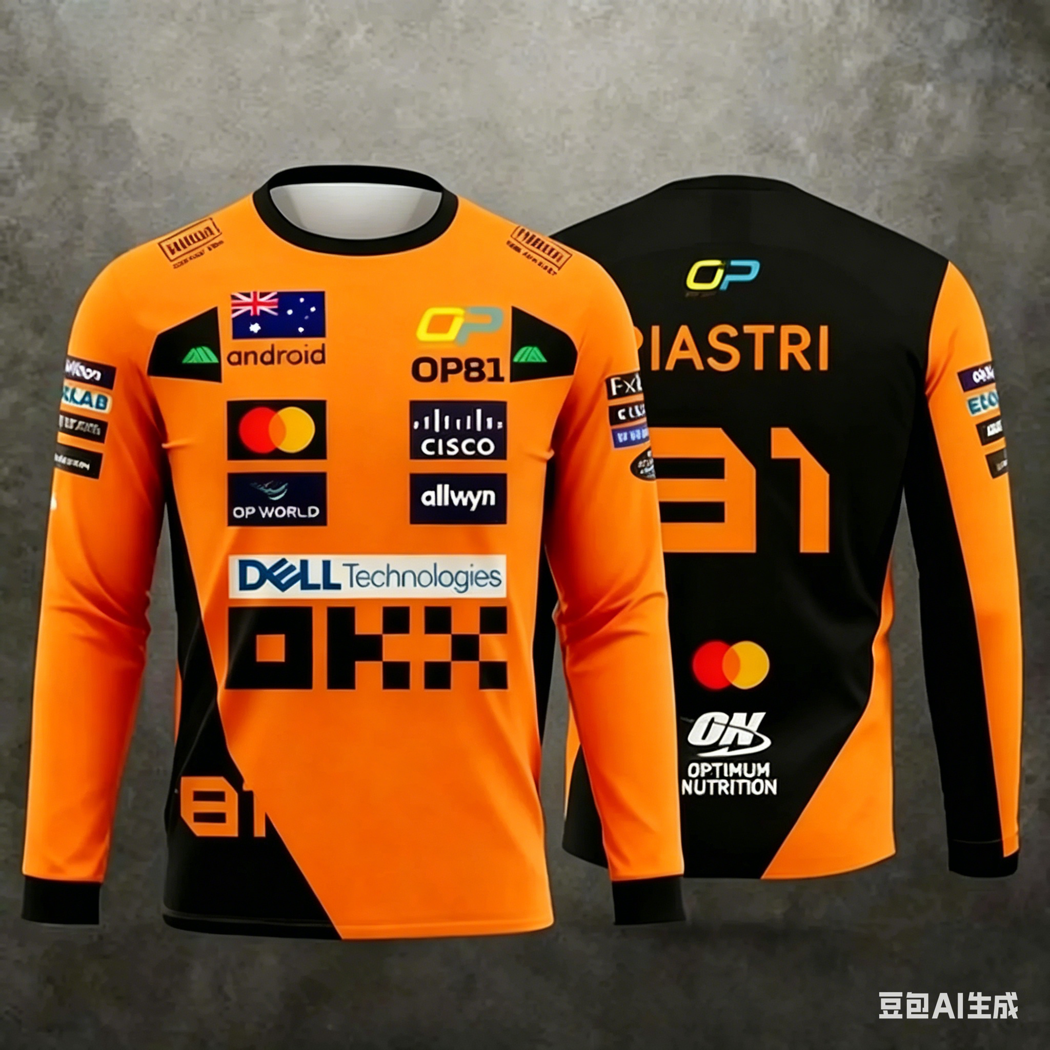 Mountain Biking Underwear - Racing-Style Long Sleeve T-Shirt|extreme Sports Racing