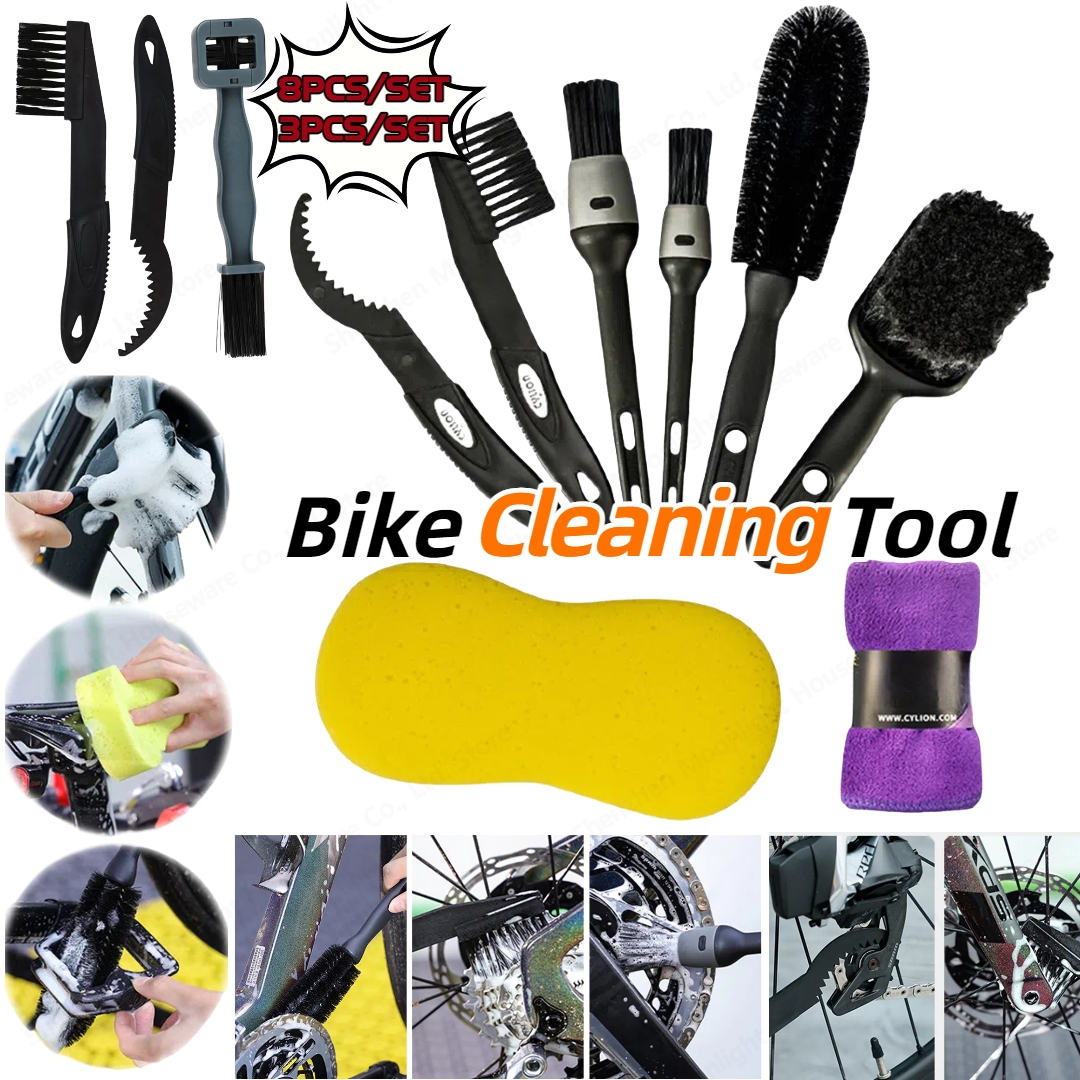 Mountain Biking Essentials - Portable Bike Chain Cleaner Scrubber Wash