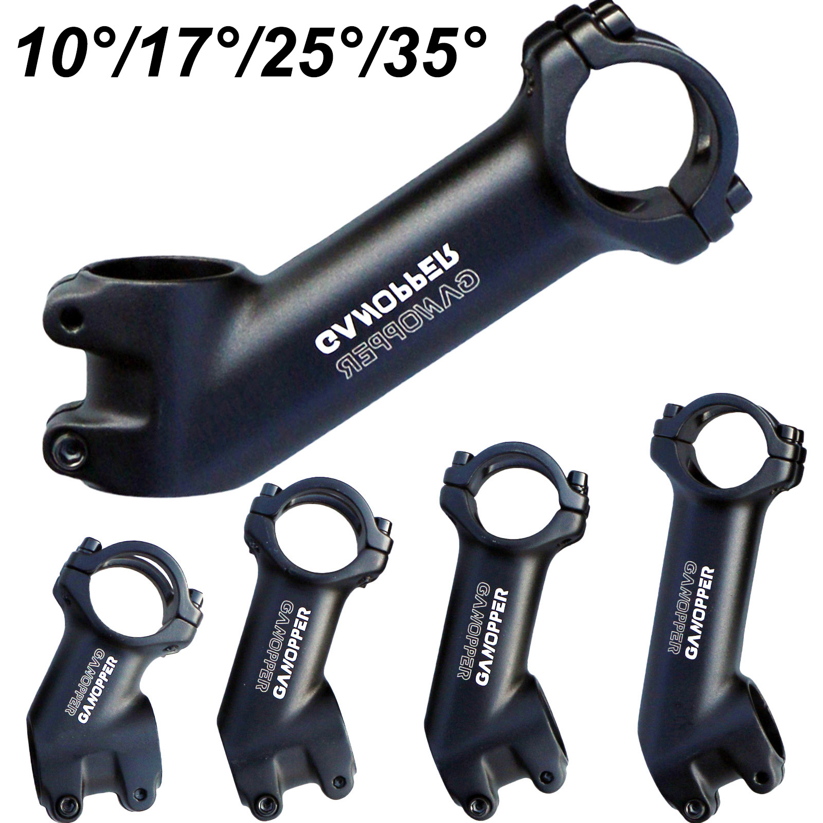 Handlebar Riser Stem - 17 25 35 Degree Mountain Bike