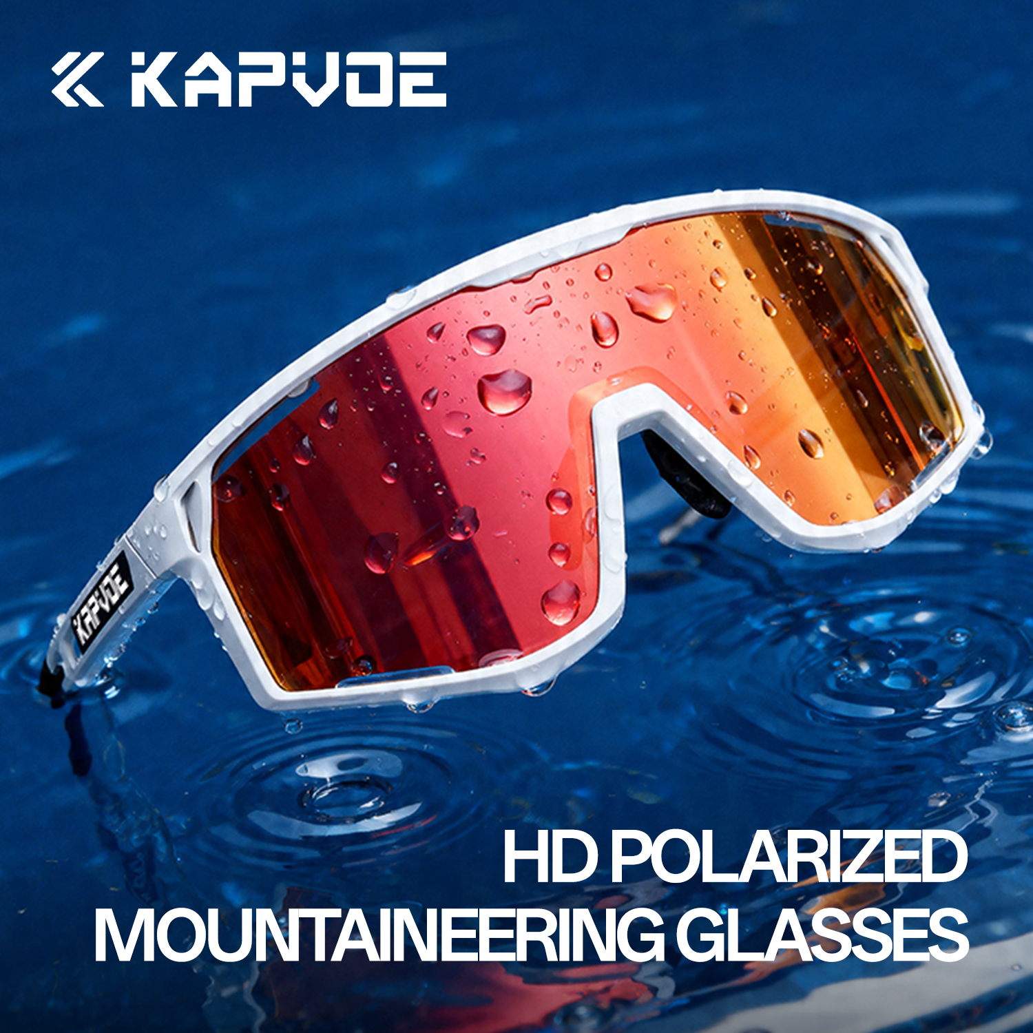 Mountain Biking Goggles - Kapvoe 2026 Polarized Fishing UV400 Sunglasses