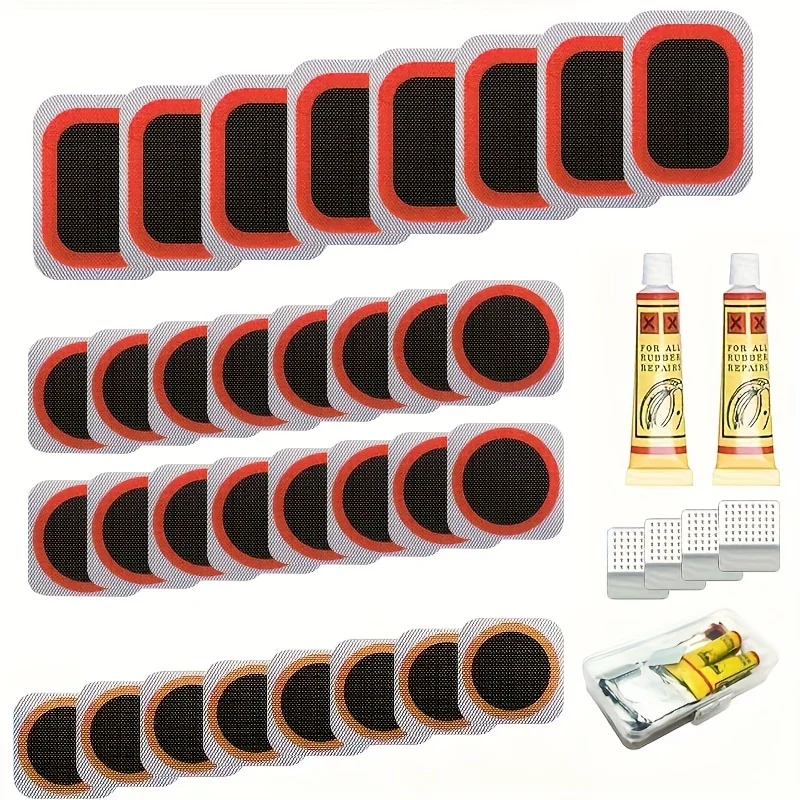 Mountain Biking Youtube - 32pcs Bike Tire Repair Kit -