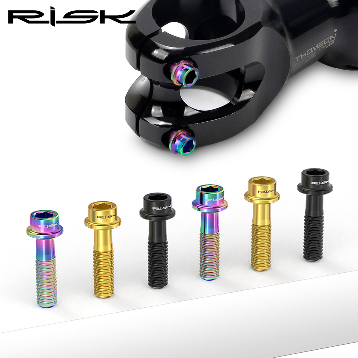 Mountain Biking Youtube - RISK M5x18mm Seat Screws Mountain Bike