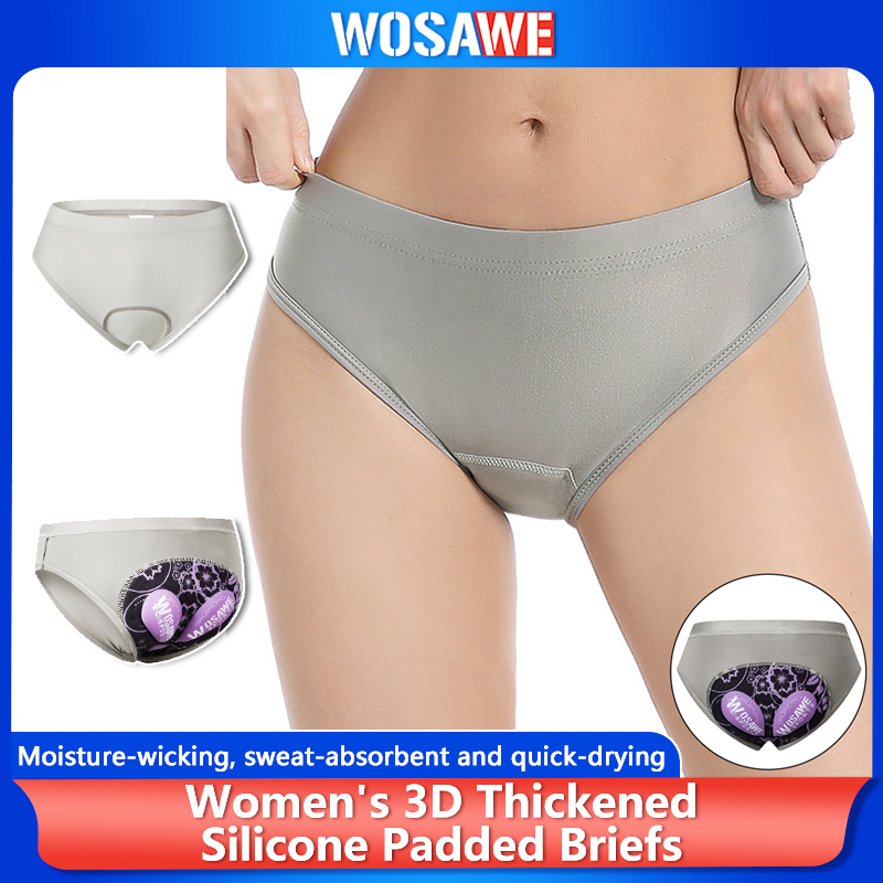 Mountain Biking Underwear - “WOSAWE Women’s Padded Cycling Shorts –