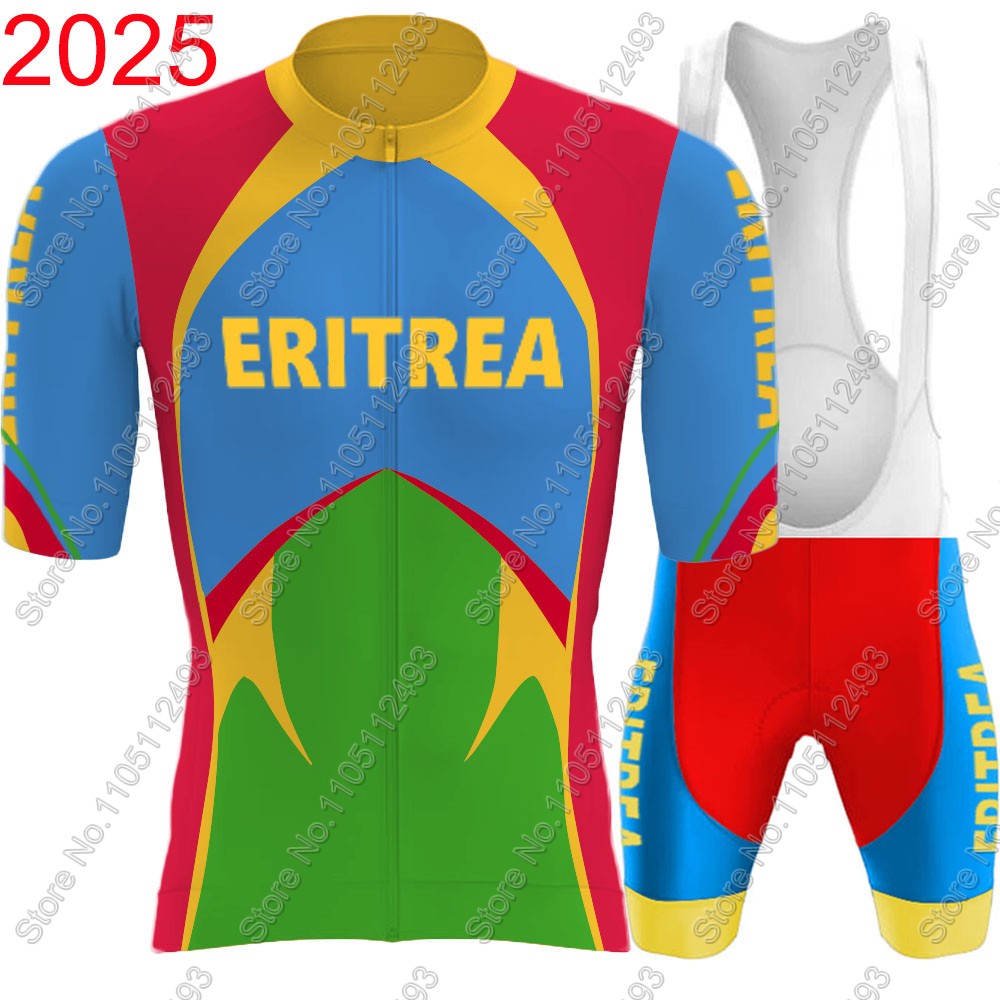 Mountain Biking Wallpaper - 2025 Eritrea National Team Cycling Jersey
