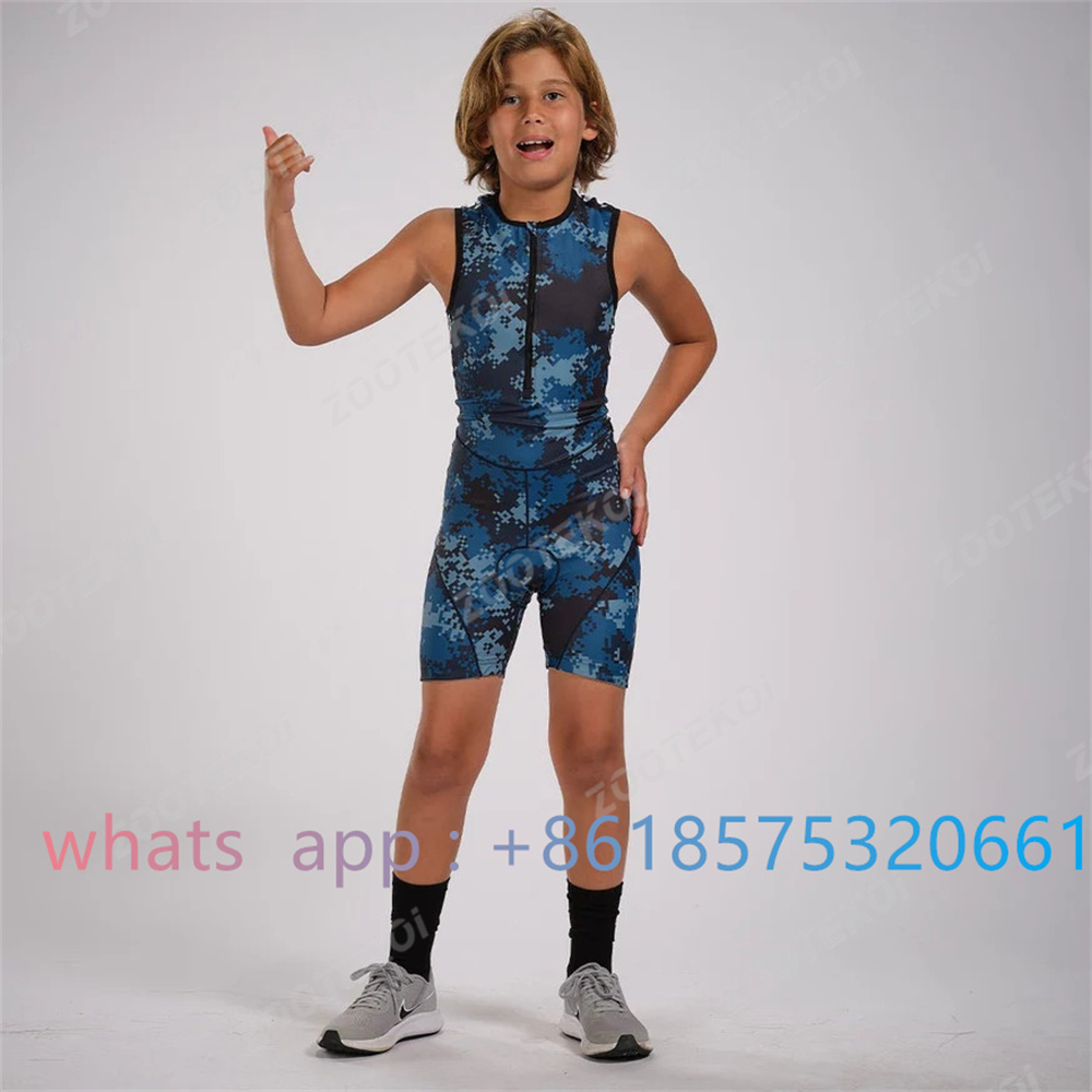 Mountain Biking Wallpaper - Zootekoi Boys Girls Universal Triathlon Sleeveless
