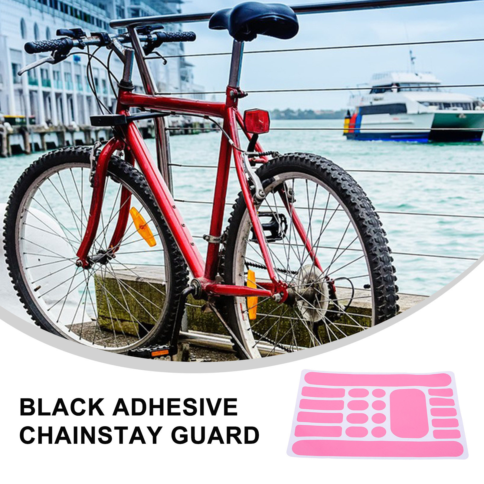 Mountain Biking Essentials - 1 Sheet Bike Frame Protection Sticker