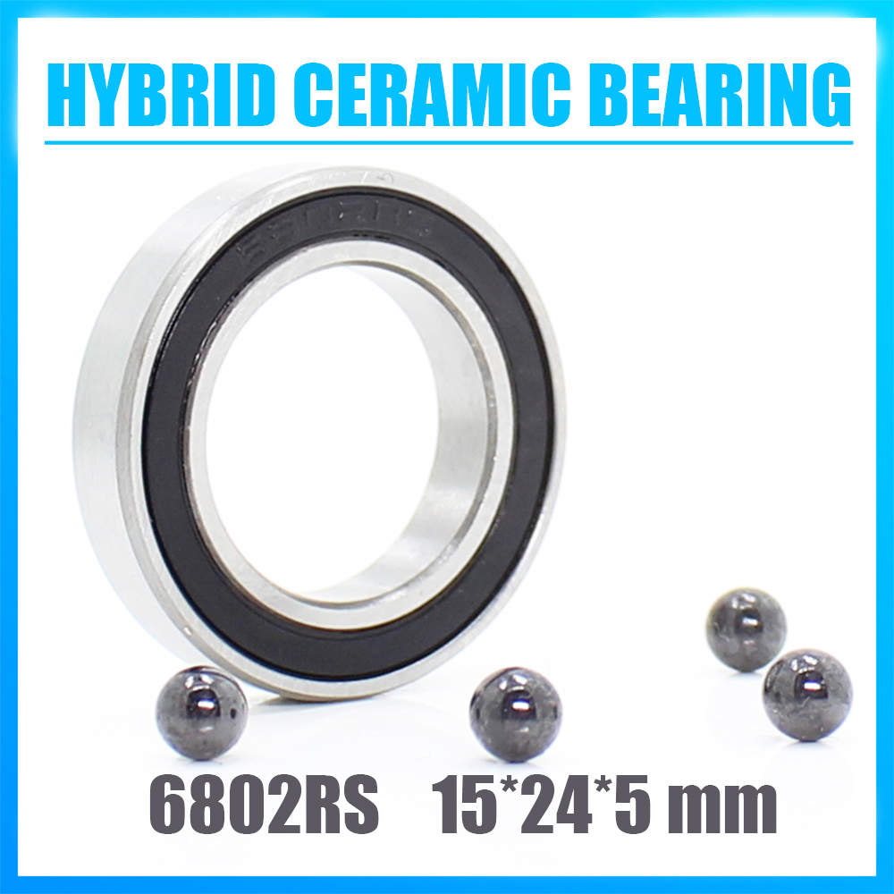 Bottom Bracket Press - 6802 Hybrid Ceramic Bearing 15x24x5 mm