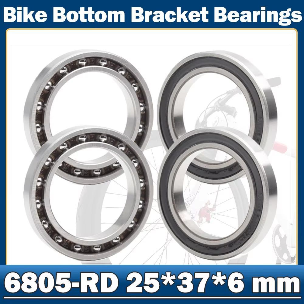 Bottom Bracket Press - 4PCS 6805-RD 25*37*6 mm Bicycle Bottom