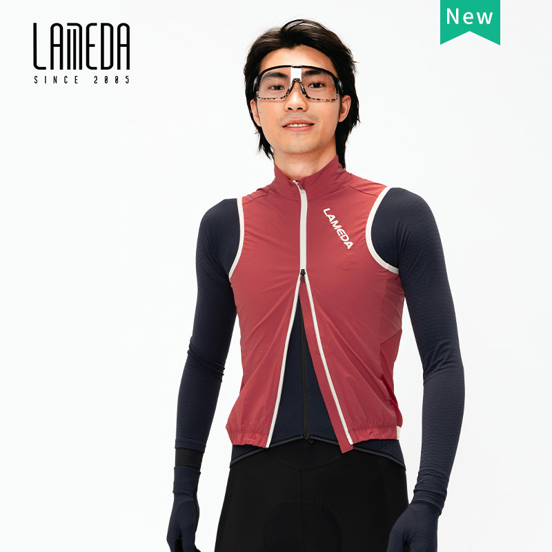 Mountain Biking Vest - Lameda Men's Windproof Cycling Vest Lightweight