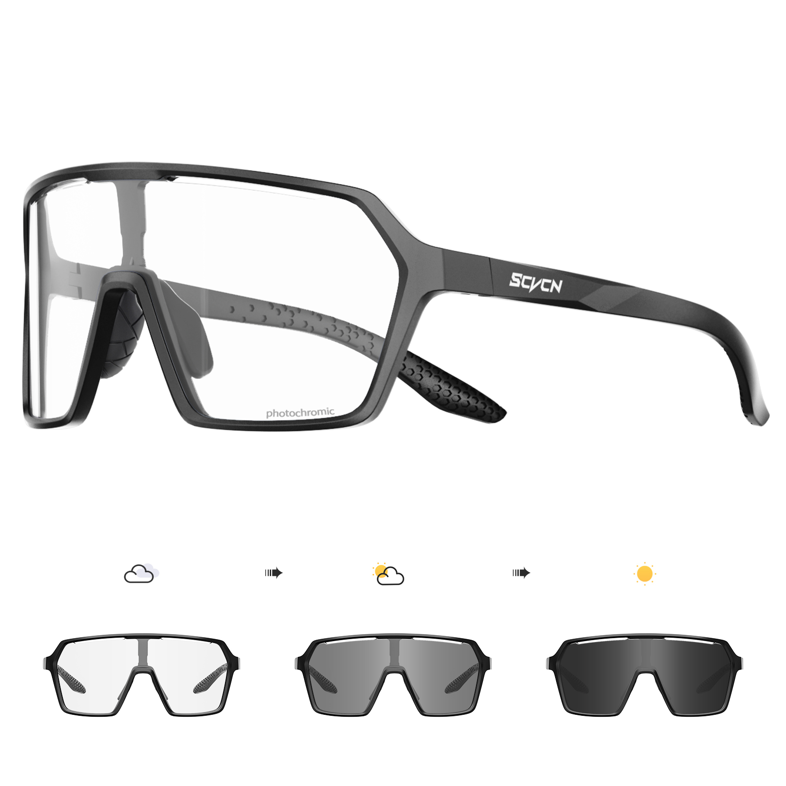 SCVCN Hot Cycling Photochromic - огляд і ціна Mountain Biking Goggles