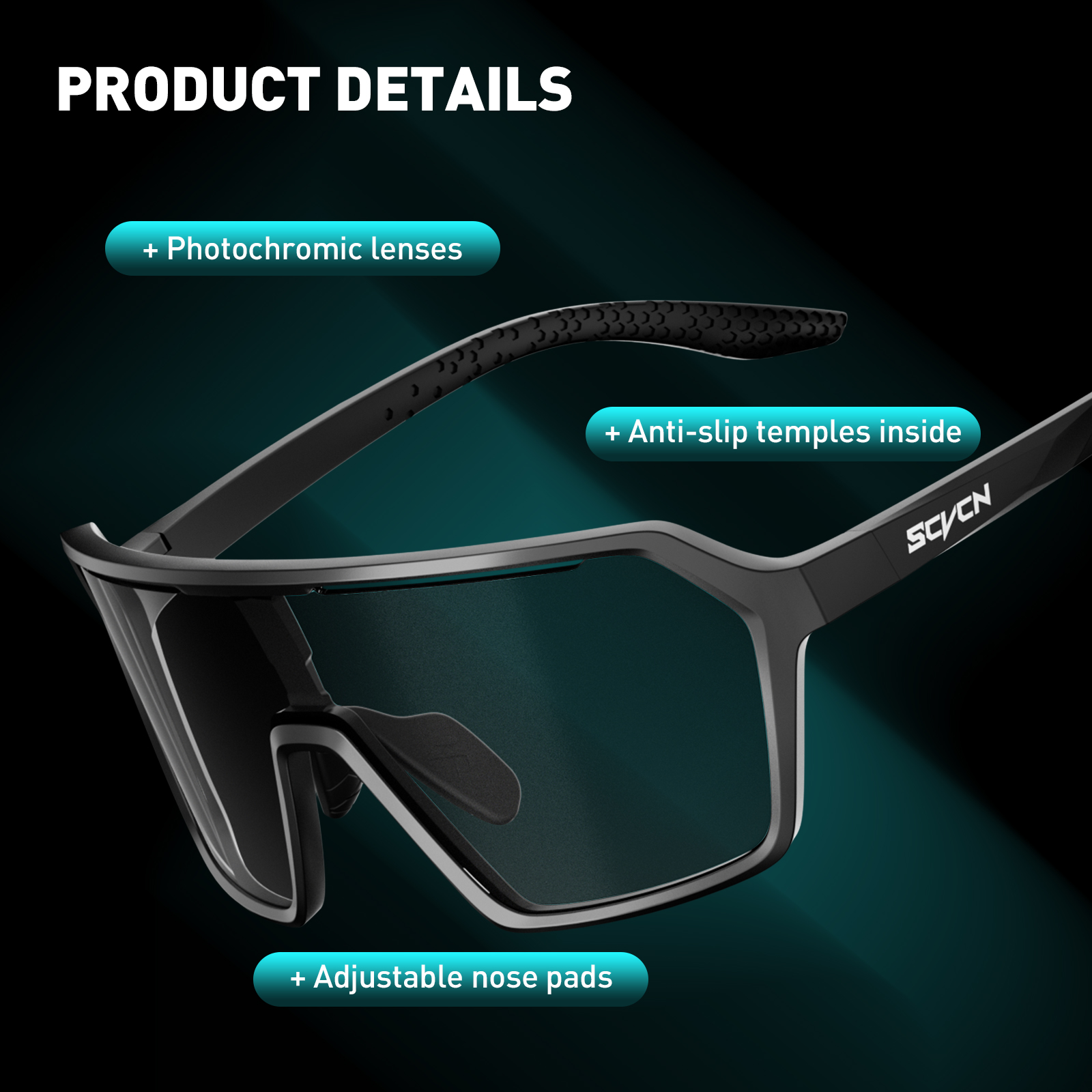 SCVCN Hot Cycling Photochromic - огляд і ціна Mountain Biking Goggles