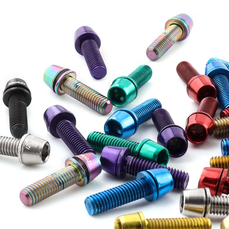 MUQZI 6pcs Stem Bolts M5x17mm  - огляд і ціна Handlebar Riser Stem