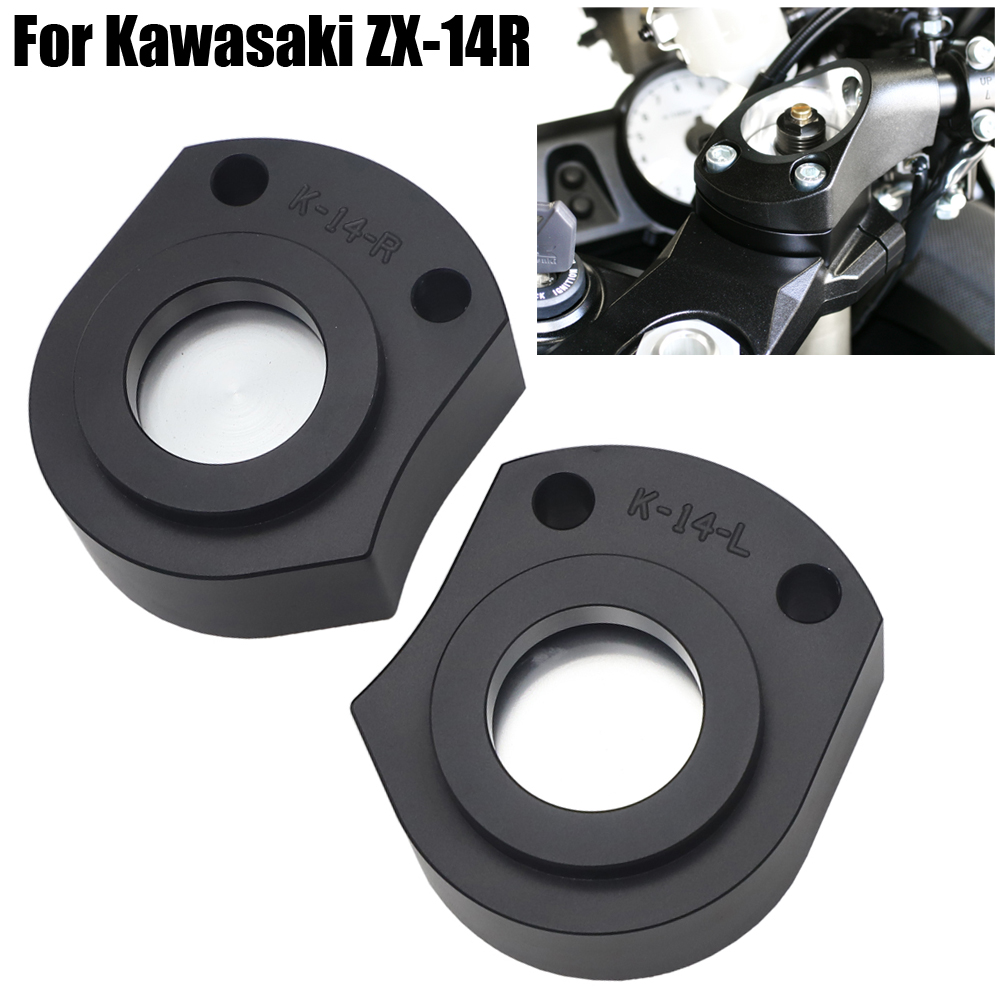 2PCS ZX14R 2018 Motorcycle Han - огляд і ціна Handlebar Riser Stem