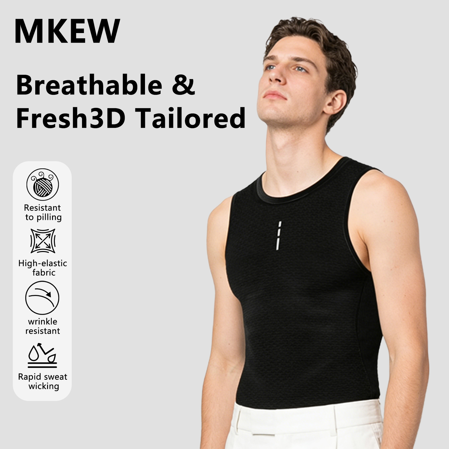 MKEW Cycling Base Layer Reflec - огляд і ціна Mountain Biking Vest