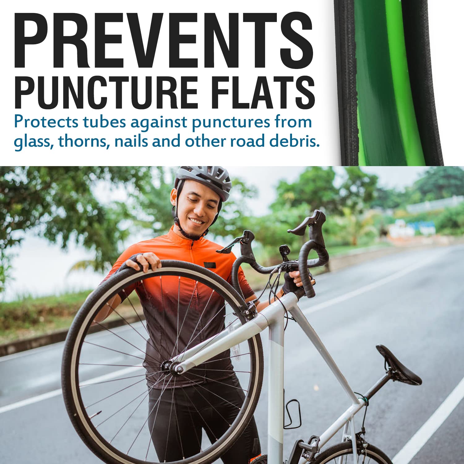 Bike Tire Liner-Help Prevent F - огляд і ціна Mountain Biking Youtube