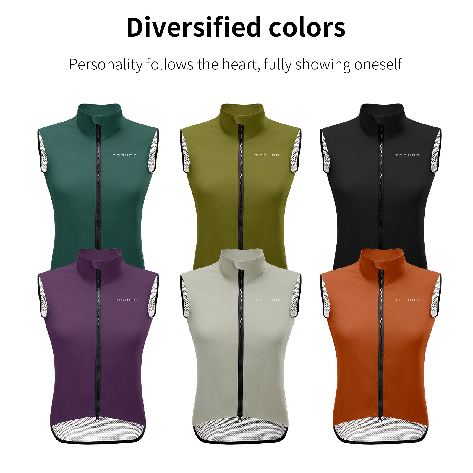 TOSUOD Men Jerseys Windproof L - огляд і ціна Mountain Biking Vest