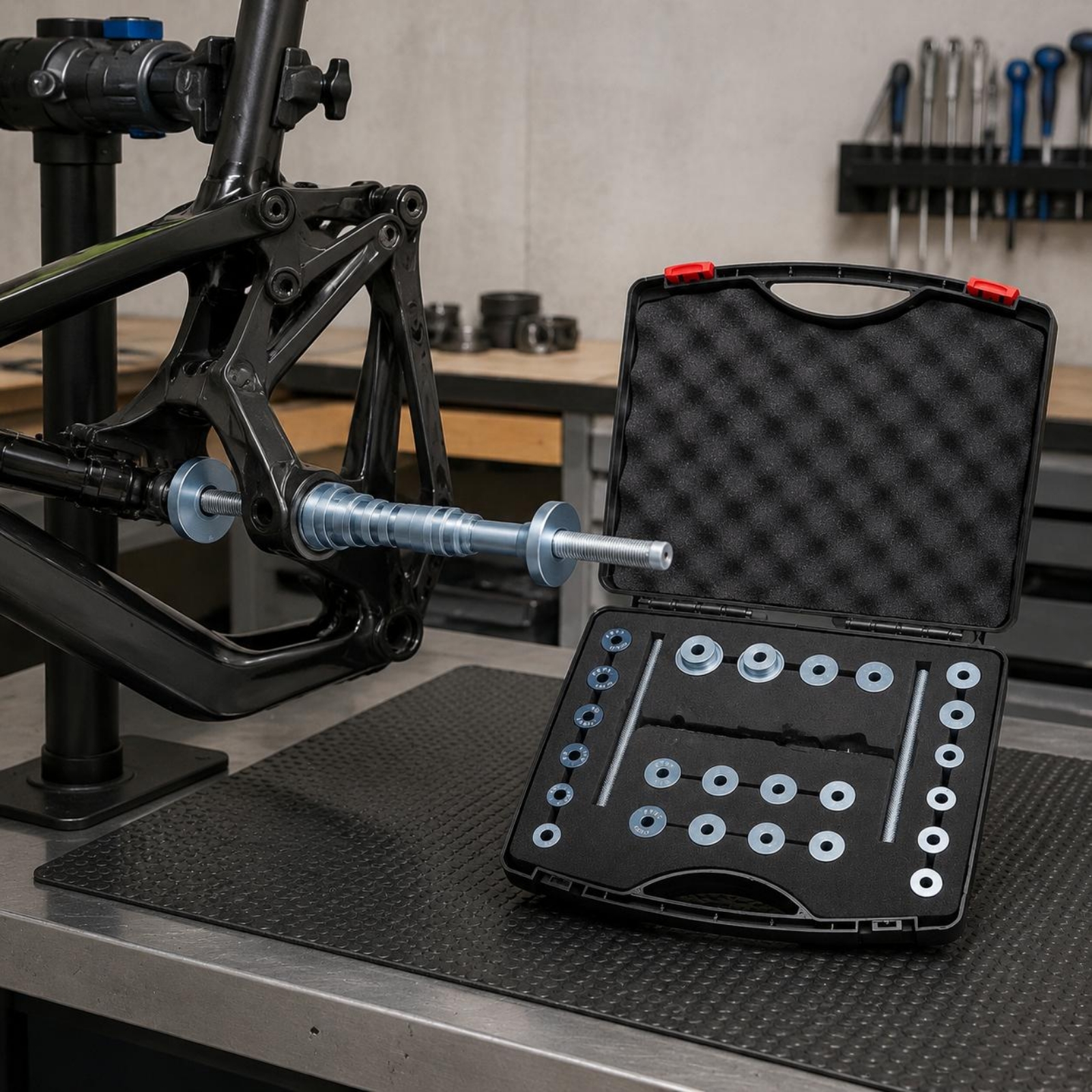 Cycle Frame Bearing Tool Kit S - огляд і ціна Bottom Bracket Press