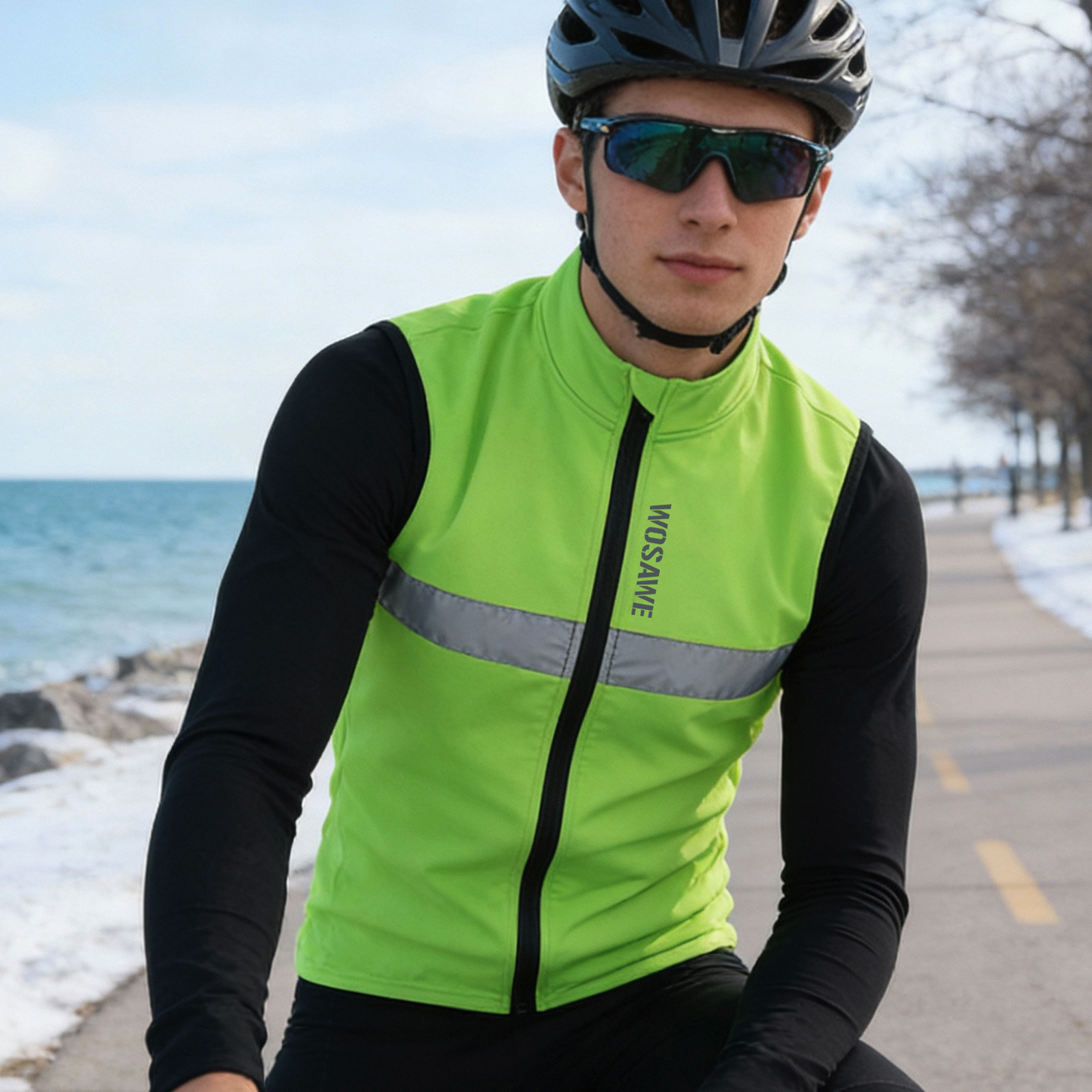 WOSAWEMen's Cycling Jacket Win - огляд і ціна Mountain Biking Vest
