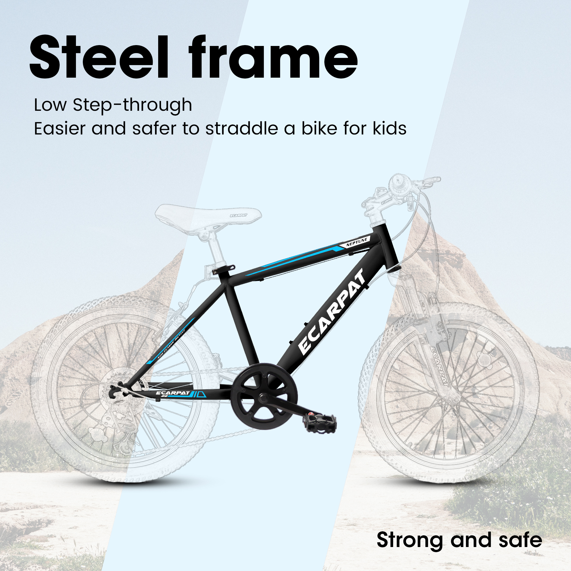 Kids Bike with Lightweight Fra - огляд і ціна Mountain Biking Youth