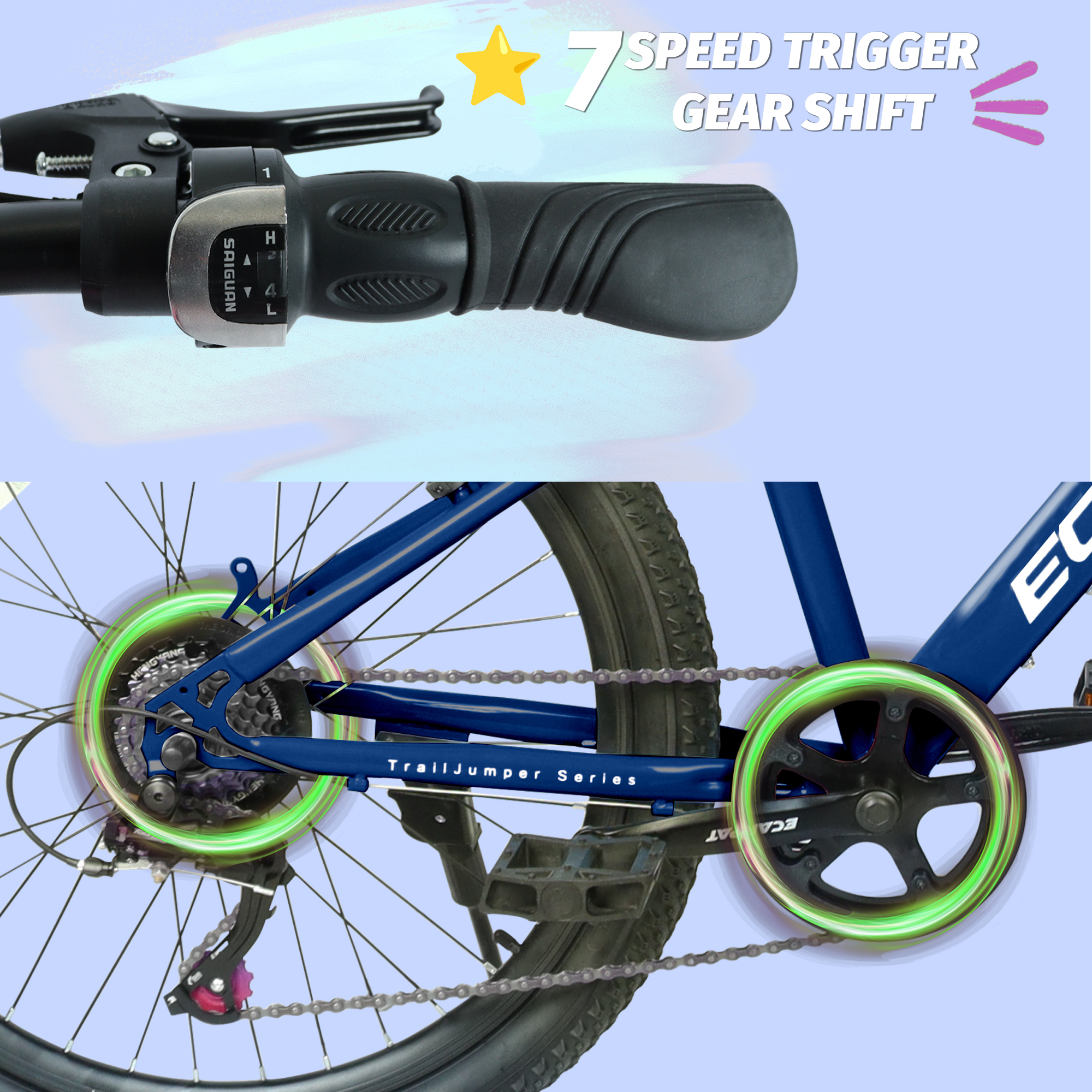 24 Inch Youth Mountain Bike -  - огляд і ціна Mountain Biking Youth