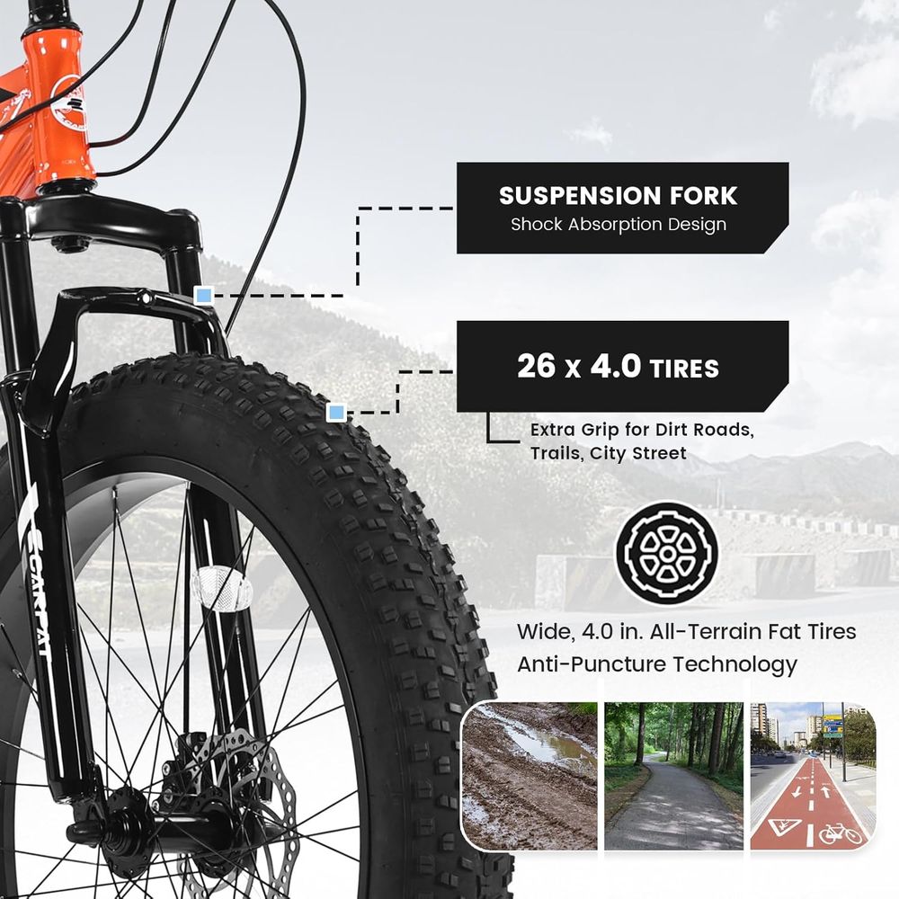 24 Inch 7-Speed Mountain Bike  - огляд і ціна Mountain Biking Youth