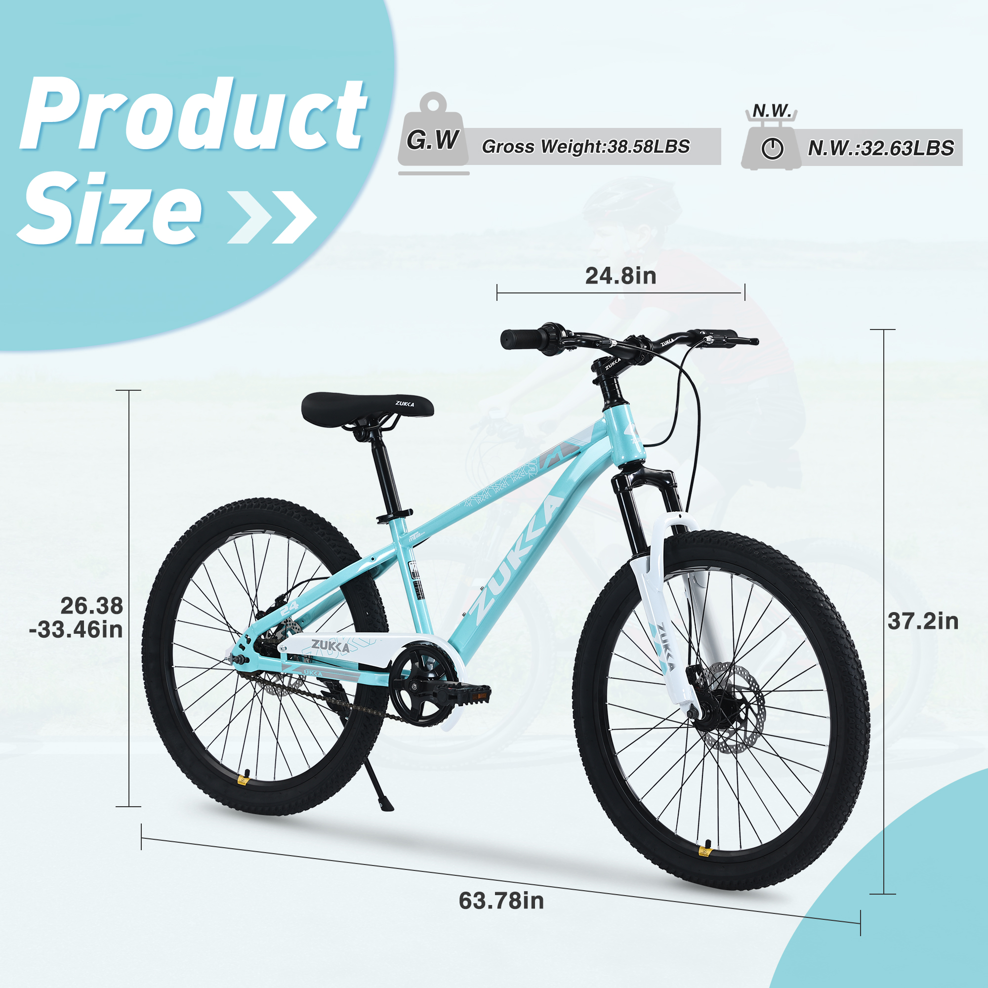 Kids Bike Inflatable Water Par - огляд і ціна Mountain Biking Youth
