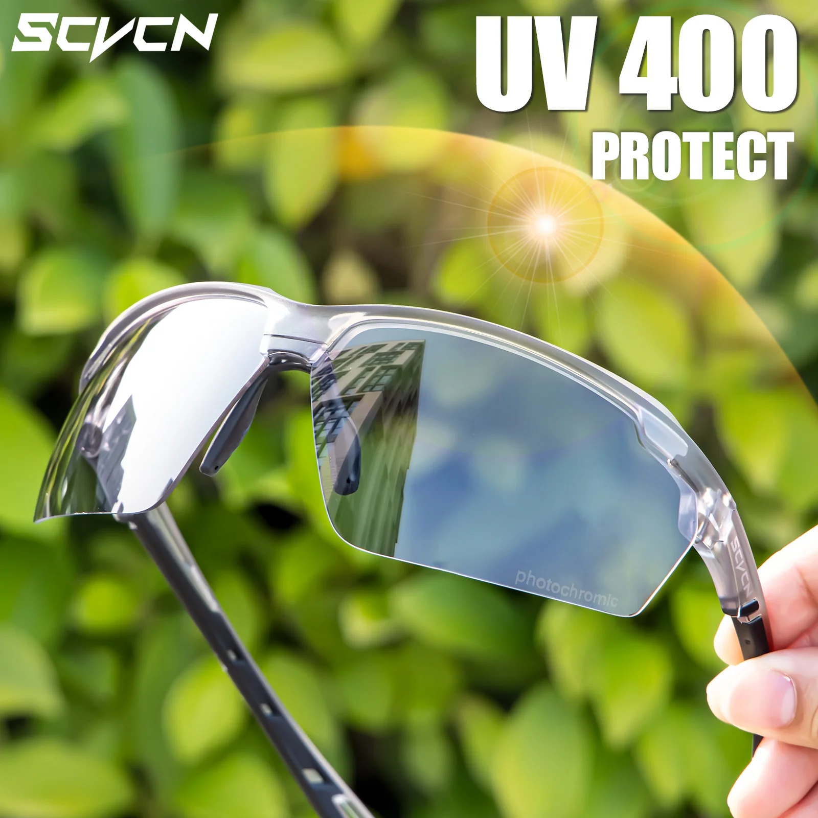 SCVCN Photochromic Cycling Sun - огляд і ціна Mountain Biking Goggles