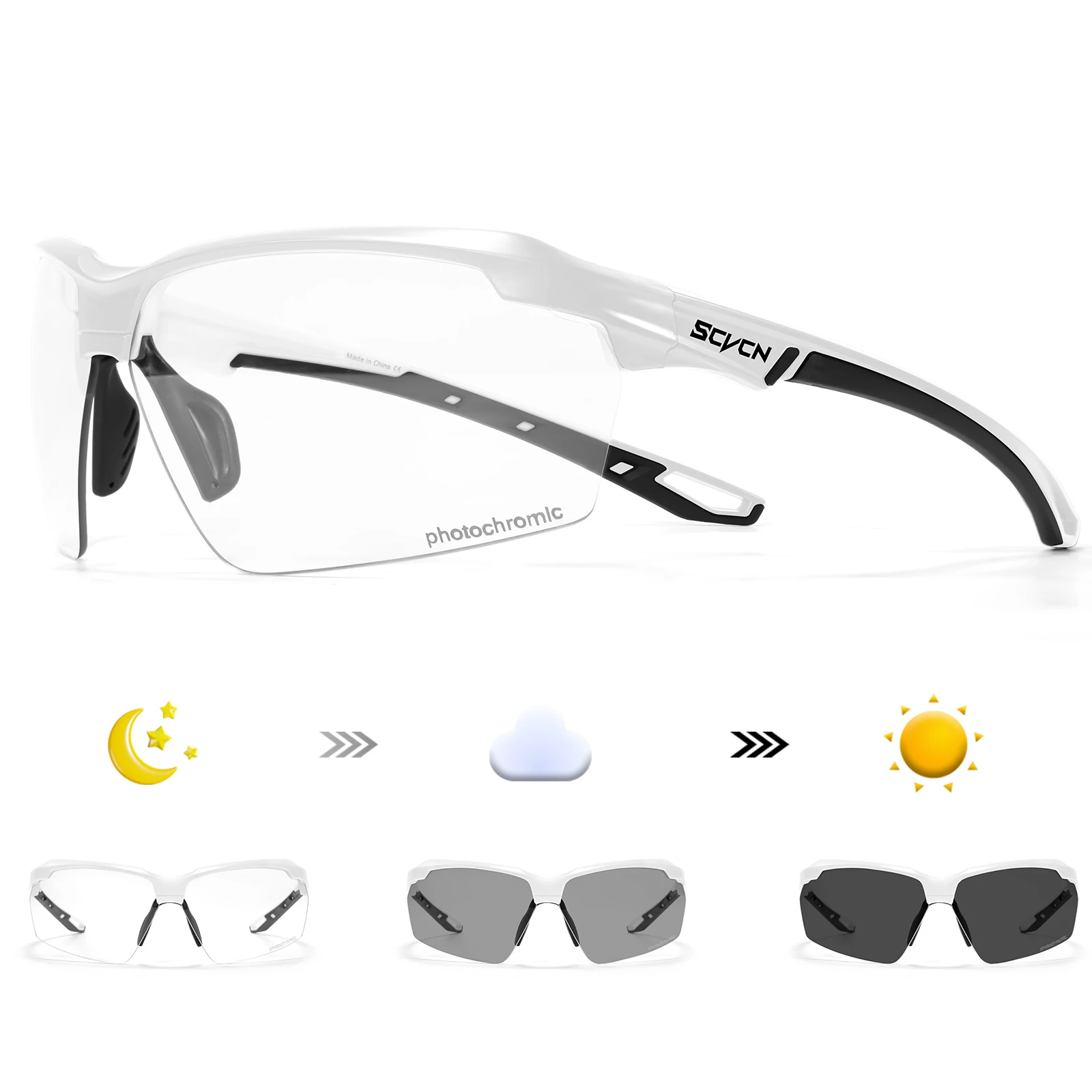 SCVCN Photochromic Cycling Sun - огляд і ціна Mountain Biking Goggles